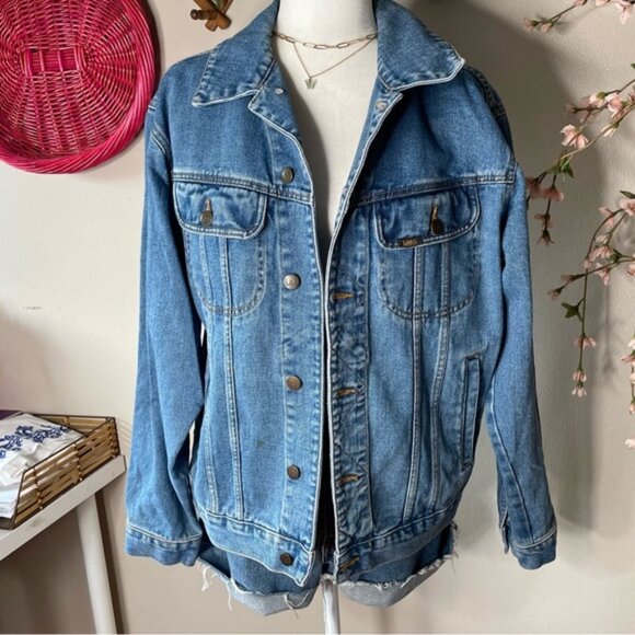 Vintage Lee denim jean jacket - Picture 1 of 8